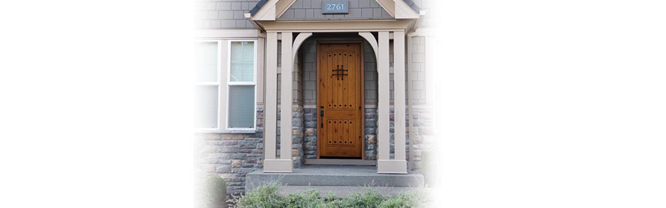 Rustic 8'0 V-Groove Arch 2 Panel