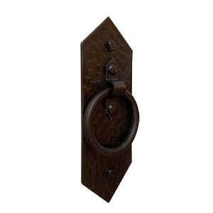 barnd door iron ring