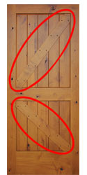 prefinished barn door straps