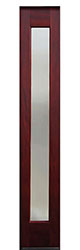 mahogany sidelite - 1 lite mistlite
