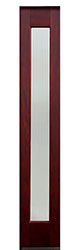 mahogany sidelite - 1 lite reed