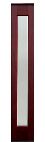 mahogany sidelite - 1 lite reed