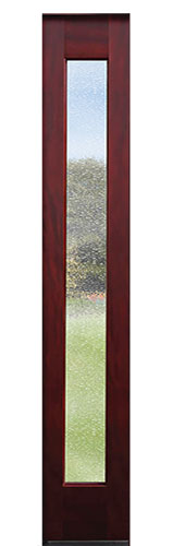 mahogany sidelite - 1 lite seedy
