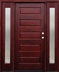 Contemporary 6-8 5 Panel with Mistlite Sidelites