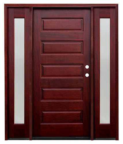 Contemporary 6'8 5 Panel with Reed Sidelites