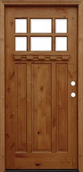 Craftsman 6'8 6 lite with Dentil - Alder