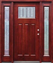 Craftsman 6'8 1 lite with Diablo Glass