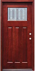 Craftsman 6'8 1 lite with Diablo Glass