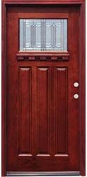 Craftsman 6'8 1 lite with Diablo Glass