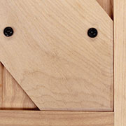 Unfinished alder