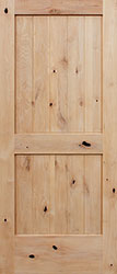 Interior Unfinished Alder Barn Door
