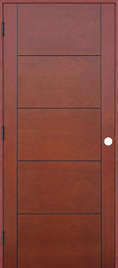 Interior Swinging Mahogany Door