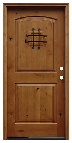 Rustic 6'8 2 Panel Flush